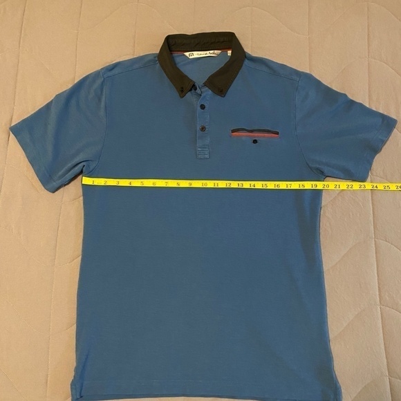 Travis Mathew- Blue Polo Shirt- Medium - Picture 6 of 10